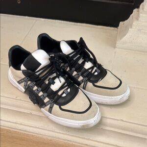 Stylish Black and White Sneakers